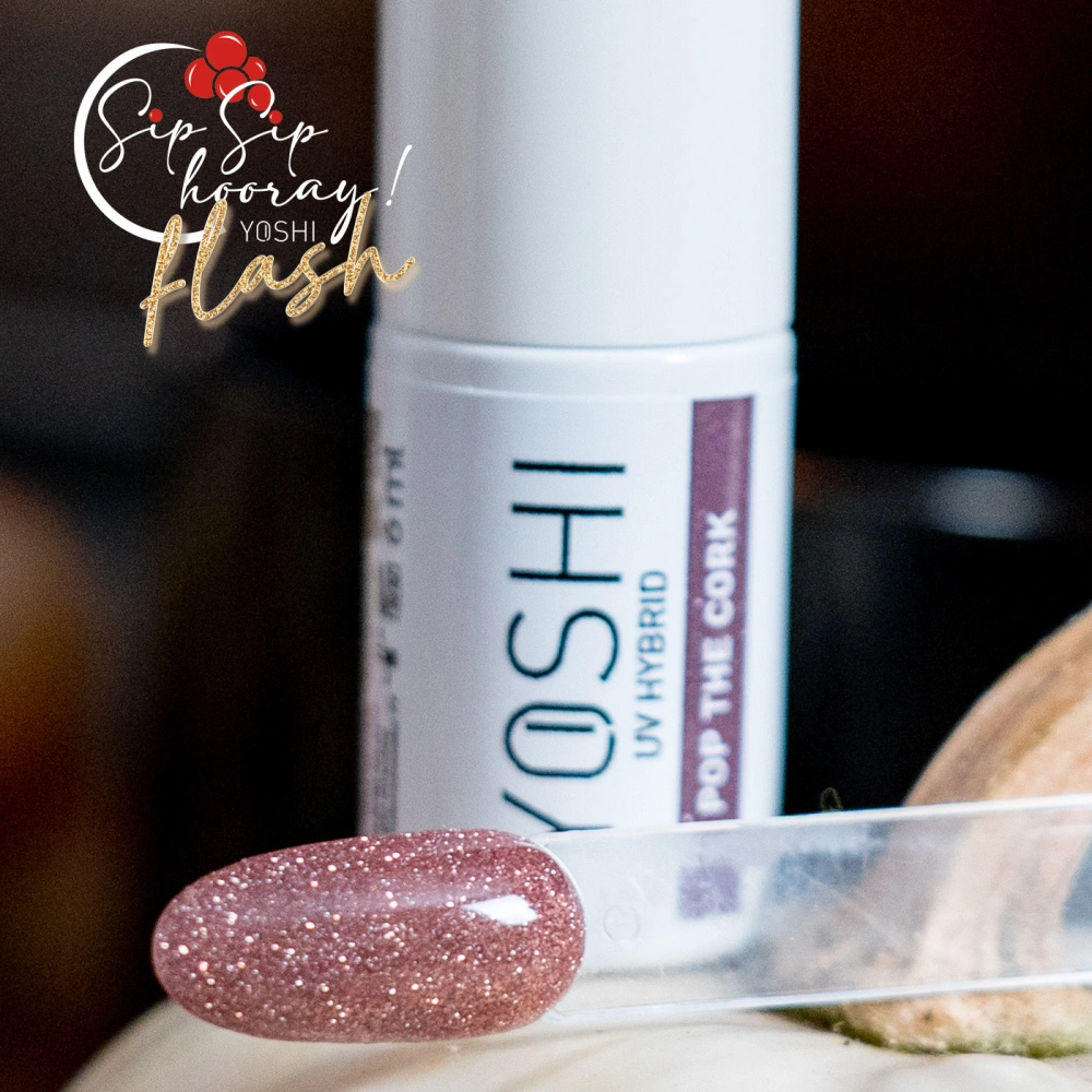 Yoshi Lakier Hybrydowy 141 Pop The Cork UV LED 6 ml