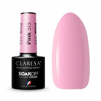 Claresa Lakier Hybrydowy Pink 513 5g 