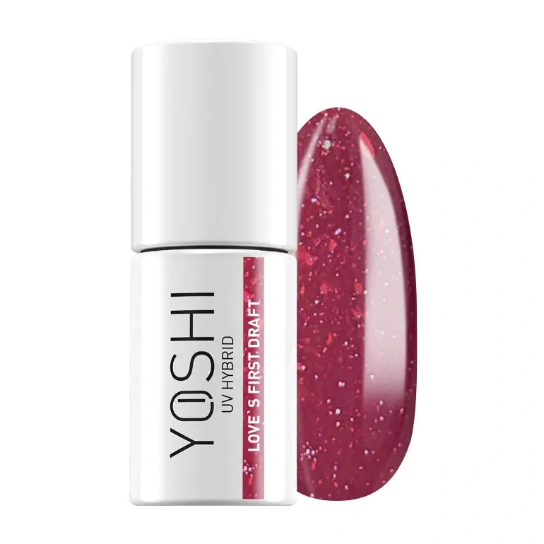 Yoshi Lakier Hybrydowy 162 Love`S First Draft UV LED 6 ml