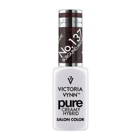 VICTORIA VYNN 137 Pure Creamy Hybrid Burgund Madame kremowy Lakier hybrydowy 8ml 