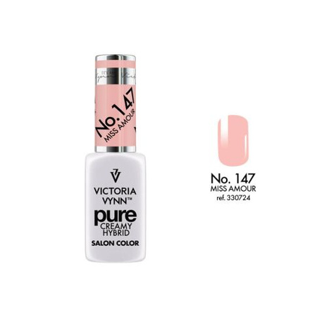 VICTORIA VYNN 147 Pure Creamy Hybrid Miss Amour kremowy Lakier hybrydowy 8ml 