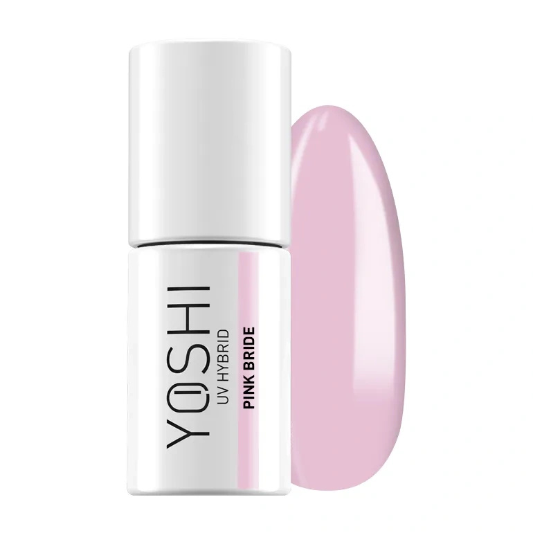 Yoshi Lakier Hybrydowy 211 Pink Bride UV LED 6 ml