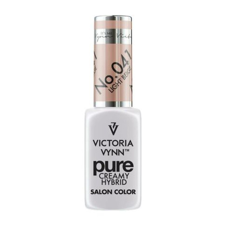 VICTORIA VYNN 041 Pure Creamy Hybrid Light Beige kremowy Lakier hybrydowy 8ml 