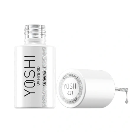 Yoshi Lakier Hybrydowy 621 Snowball UV LED 6 ml