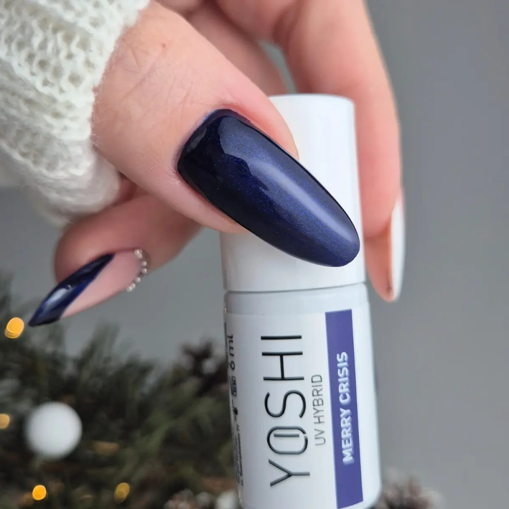 Yoshi Lakier Hybrydowy 254 Merry Crisis UV LED 6 ml