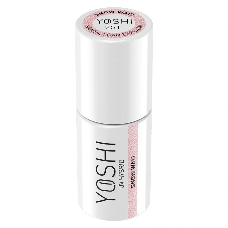 Yoshi Lakier Hybrydowy 251 Snow Way! UV LED 6 ml