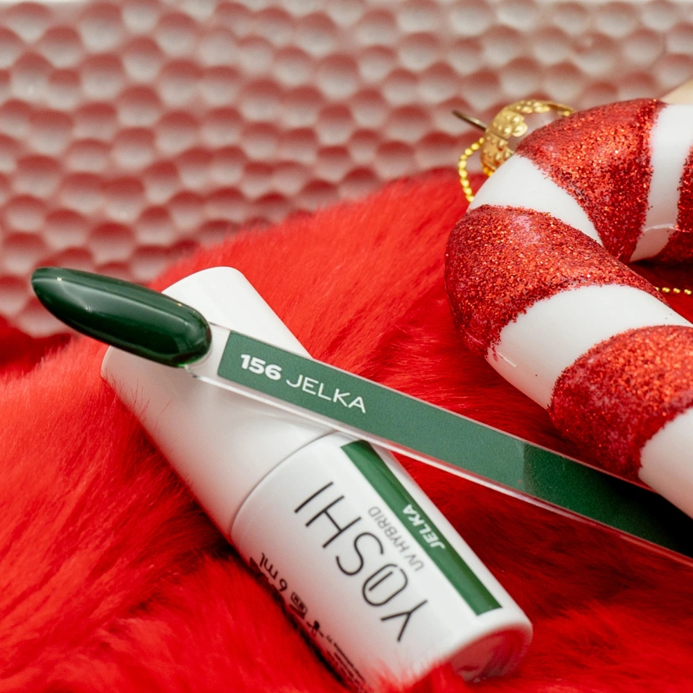 Yoshi Lakier Hybrydowy 156 Jelka UV LED 6 ml