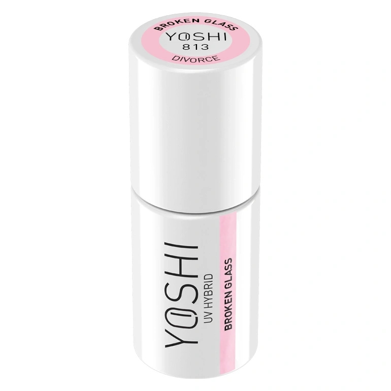 Yoshi Lakier Hybrydowy 813 Broken Glass UV LED 6 ml