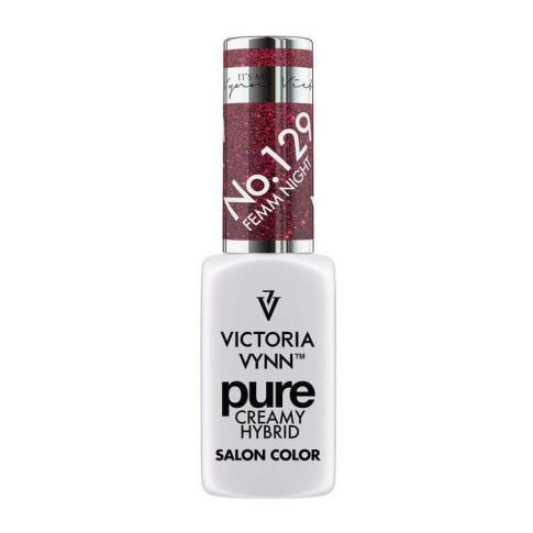 VICTORIA VYNN 129 Pure Creamy Hybrid Femm Night kremowy Lakier hybrydowy 8ml 