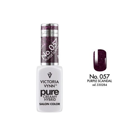 VICTORIA VYNN 057 Pure Creamy Hybrid Purple Scandal kremowy Lakier hybrydowy 8ml 