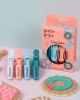 Framar Cookie Cutter Zestaw 4 Brokatowych Klipsów Fryzjerskich Gator Grip