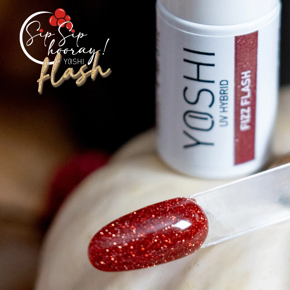 Yoshi Lakier Hybrydowy 142 Fizz Flash UV LED 6 ml