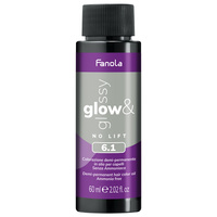 Fanola Glow & Glossy 6.1 Farba Półtrwała 60 ml