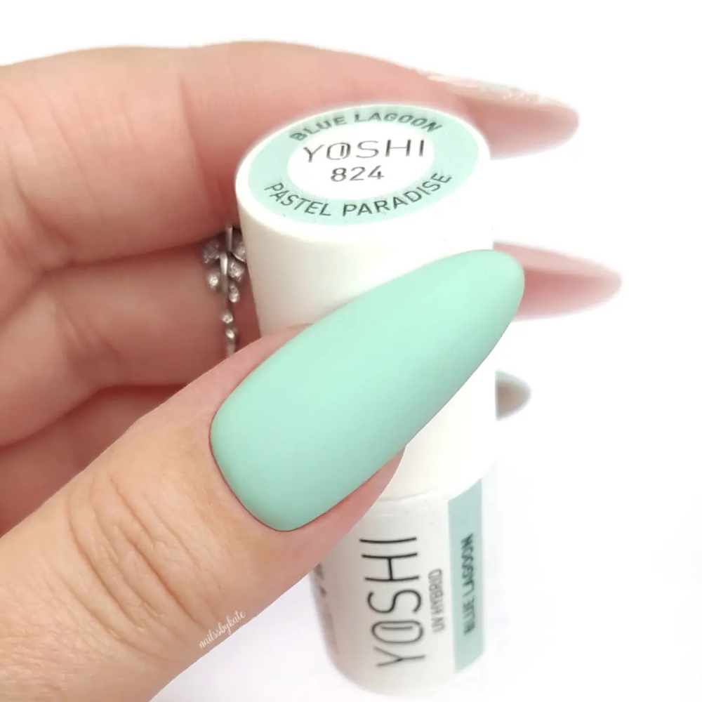 Yoshi Lakier Hybrydowy 824 Blue Lagoon 6 ml