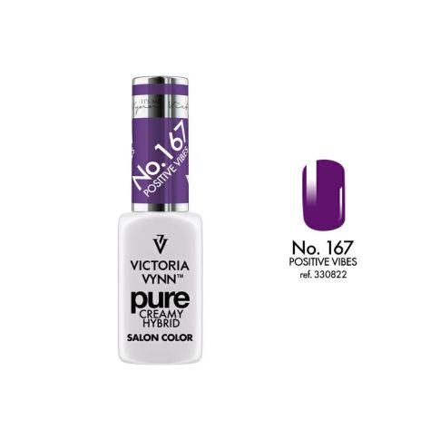 VICTORIA VYNN 167 Pure Creamy Hybrid Positive Vibes kremowy Lakier hybrydowy 8ml 