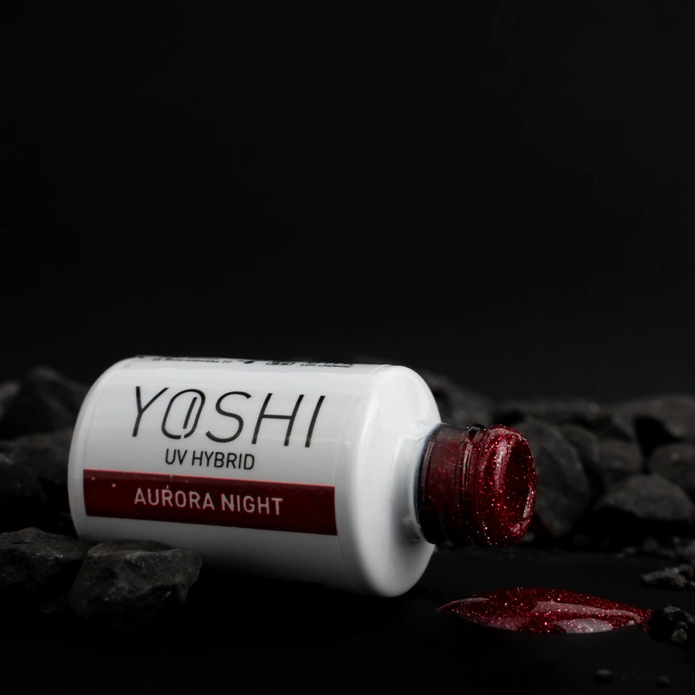 Yoshi Lakier Hybrydowy 525 Aurora Night UV LED 6 ml