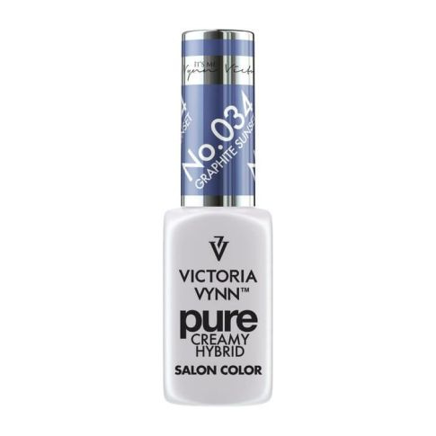 VICTORIA VYNN 034 Pure Creamy Hybrid Graphite Sunset kremowy Lakier hybrydowy 8ml 