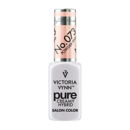 VICTORIA VYNN 073 Pure Creamy Hybrid Powder Pink kremowy Lakier hybrydowy 8ml 