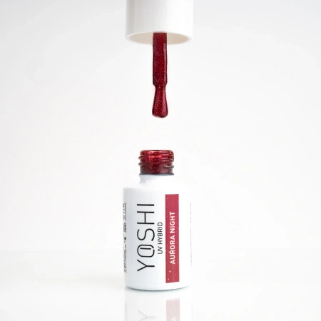 Yoshi Lakier Hybrydowy 525 Aurora Night UV LED 6 ml