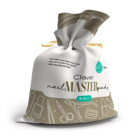 Clavier Nail Master Waciki Bezpyłowe 12-warstwowe 500 szt. 