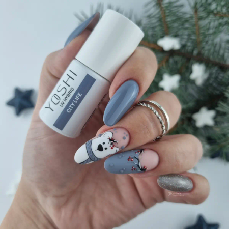 Yoshi Lakier Hybrydowy 424 City Life UV LED 6 ml