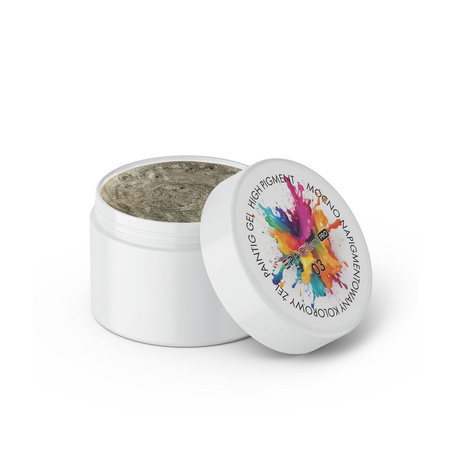 Excellent PRO Painting Gel High Pigment 003 Żel do zdobień srebrny 5g