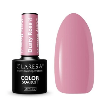 Claresa Lakier Hybrydowy Dusty Rose 8 5g 