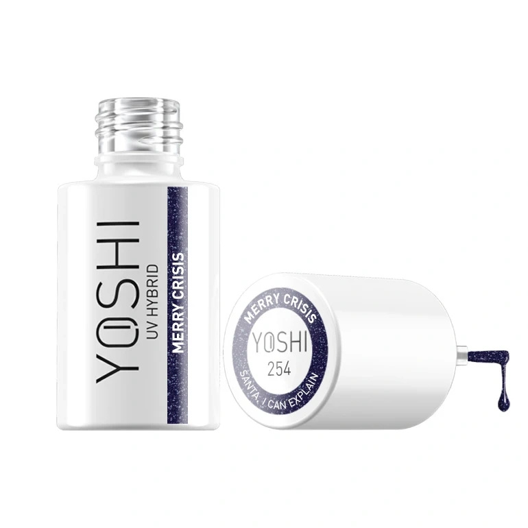 Yoshi Lakier Hybrydowy 254 Merry Crisis UV LED 6 ml