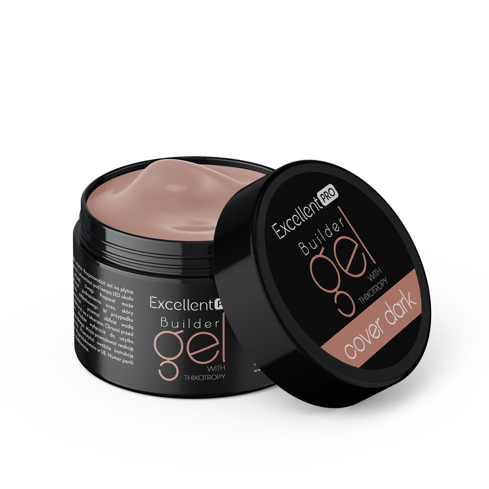 Excellent PRO Builder Thixo Cover Dark Żel budujący do paznokci 50g
