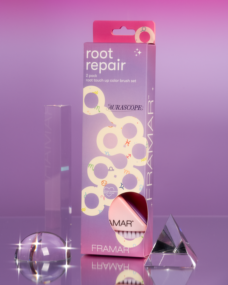 Framar Aurascope Zestaw 2 Pędzli Do Odrostów Root Repair