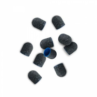 Kapturki do pedicure 7mm/80 10szt. czarne 