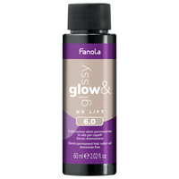Fanola Glow & Glossy 6.0 Farba Półtrwała 60 ml