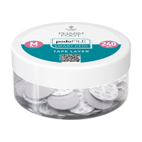 Pharm Foot Podo File Tape Layer 240 M Wymienne Nakładki Ścierne Na Podo Disc 50 szt. - Słoik