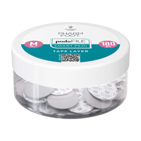 Pharm Foot Podo File Tape Layer 180 M Wymienne Nakładki Ścierne Na Podo Disc 50 szt. - Słoik