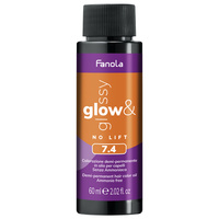Fanola Glow & Glossy 7.4 Farba Półtrwała 60 ml