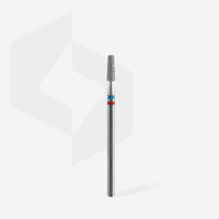 Staleks Frez Diamentowy DUO Stożek Czerwony-Niebieski Expert 2,5/ 8mm