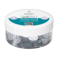 Pharm Foot Podo File Sponge Layer 240 S Wymienne Nakładki Ścierne Na Podo Disc 25 szt. - Słoik