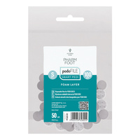 Pharm Foot Podo File Foam Layer 100 S Wymienne Nakładki Ścierne Na Podo Disc 50 szt. - Refill Woreczek