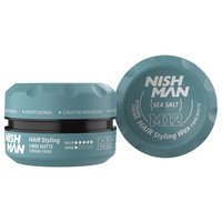 Nishman Matte Wax M12 Sea Salt Matowa Pomada Do Włosów 100 ml
