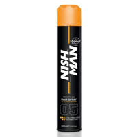 Nishman 05 Hair Spray Ultra Strong Hold Lakier Do Włosów 400 ml 