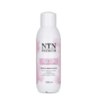 NTN Premium Aceton Kosmetyczny - Płyn Do Usuwania Lakieru Hybrydowego 500 ml