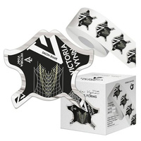 VICTORIA VYNN Formy do paznokci Czarne 400szt 