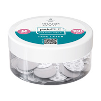 Pharm Foot Podo File Tape Layer 100 M Wymienne Nakładki Ścierne Na Podo Disc 50 szt. - Słoik