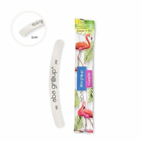 BEZPIECZNY PAKIET Pilnik do paznokci BANAN 180/240 SLIM 