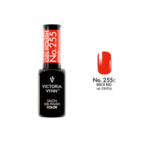 VICTORIA VYNN 255 Gel Polish Color Brick Red Lakier hybrydowy 8ml 