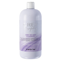 Inebrya Greylosophy Grey By Day Delikatny Szampon Do Włosów Blond i Siwych 1000 ml