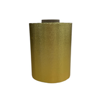 Folia Fryzjerska Aluminiowa Złota Ryflowana z Podajnikiem 100 metrów 