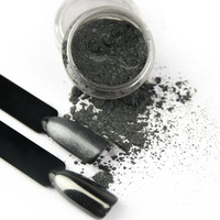 Glass BLACK - pyłek do paznokci 