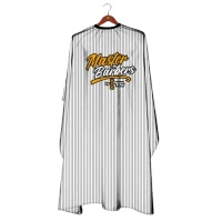 Nishman Barber Cape White Master Barbers Peleryna Barberska