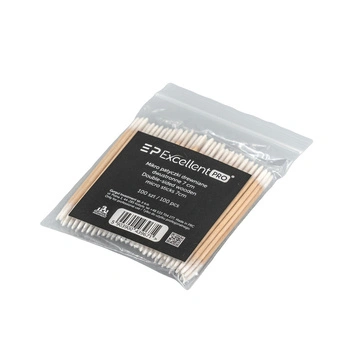 Excellent Pro Mikro Patyczki Drewniane Dwustronne 7cm 100szt